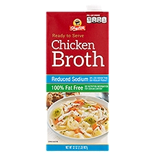 ShopRite Reduced Sodium Chicken Broth, 32 oz