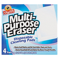 ShopRite Multi-Purpose Eraser Disposable, Cleaning Pads, 4 Each