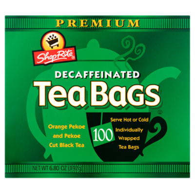 ShopRite Premium Decaffeinated Orange Pekoe and Pekoe Cut Black Tea