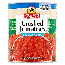 ShopRite Crushed Tomatoes, 28 Ounce