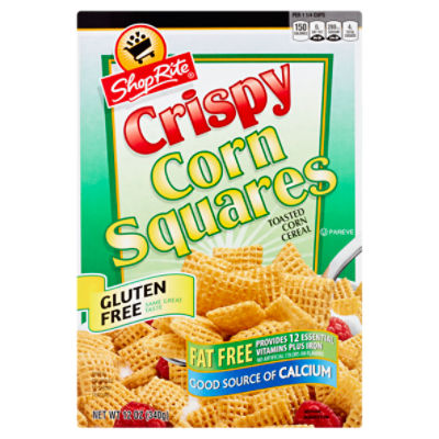 ShopRite Gluten Free Crispy Corn Squares Cereal, 12 oz