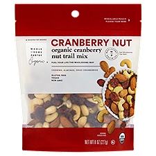 Wholesome Pantry Organic Cranberry Nut, Trail Mix, 8 Ounce