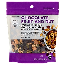 Wholesome Pantry Organic Chocolate, Fruit and Nut Mix, 8 Ounce