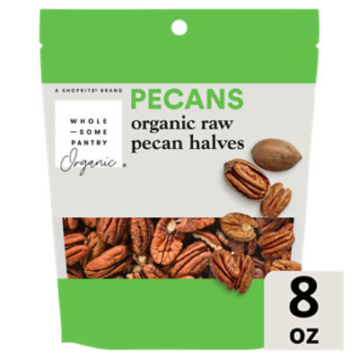 Wholesome Pantry Organic Raw Pecan Halves, 8 oz