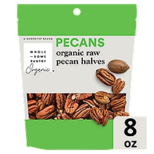 Wholesome Pantry Organic Raw, Pecan Halves, 8 Ounce