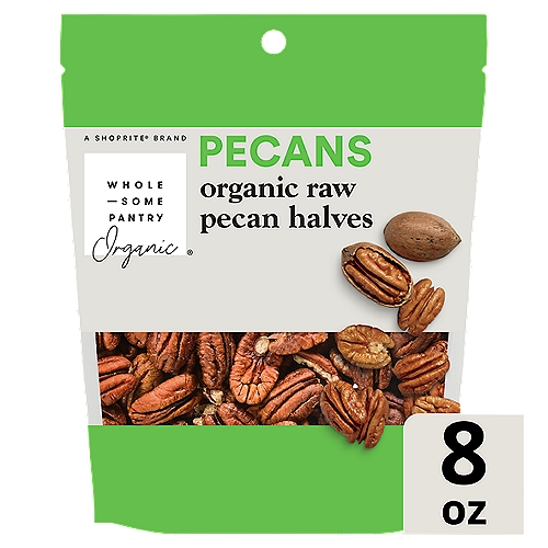 Wholesome Pantry Organic Raw Pecan Halves, 8 oz