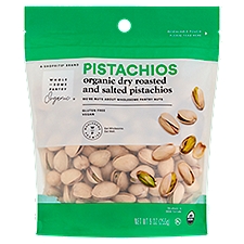Wholesome Pantry Organic Dry Roasted and Salted, Pistachios, 9 Ounce