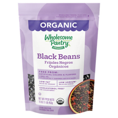 Wholesome Pantry Organic Black Beans, 16 oz