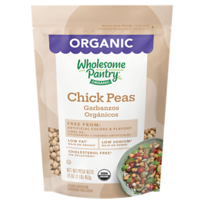Wholesome Pantry Organic Chick Peas, 16 oz