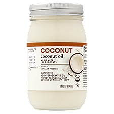 Wholesome Pantry Organic Refined, Coconut Oil, 14 Fluid ounce