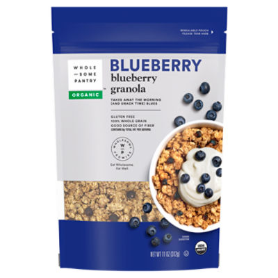 Wholesome Pantry Organic Blueberry Granola, 11 oz, 11 Ounce