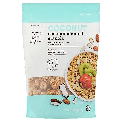 Wholesome Pantry Organic Coconut Almond Granola, 12 oz