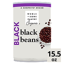 Wholesome Pantry Organic Black Beans, 15.5 oz, 15.5 Ounce