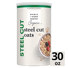 Wholesome Pantry Organic Steel Cut, Oats, 30 Ounce