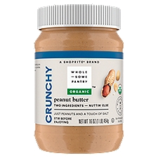 Wholesome Pantry Organic Chunky Peanut Butter, 16 oz
