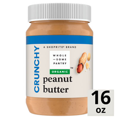 Wholesome Pantry Organic Crunchy Peanut Butter, 16 oz, 16 Ounce