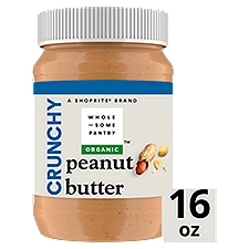 Wholesome Pantry Organic Crunchy Peanut Butter, 16 oz
