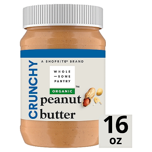 Wholesome Pantry Organic Crunchy Peanut Butter, 16 oz