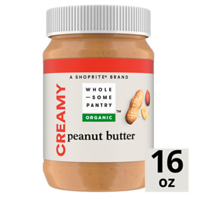 Wholesome Pantry Organic Creamy Peanut Butter, 16 oz - Dearborn