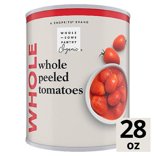 Wholesome Pantry Organic Whole Peeled Tomatoes, 28 oz 