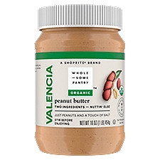 Wholesome Pantry Organic Valencia, Peanut Butter, 16 Ounce