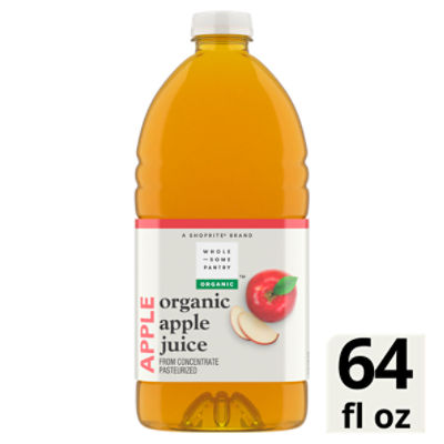 Wholesome Pantry Organic Apple Juice, 64 fl oz