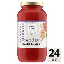 Wholesome Pantry Organic Roasted Garlic Pasta Sauce, 24 oz, 24 Ounce