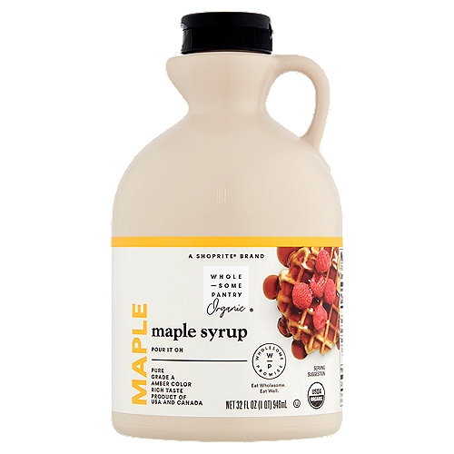 Wholesome Pantry Organic Maple Syrup, 32 fl oz