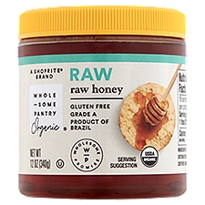 Wholesome Pantry Organic Raw, Honey, 12 Ounce