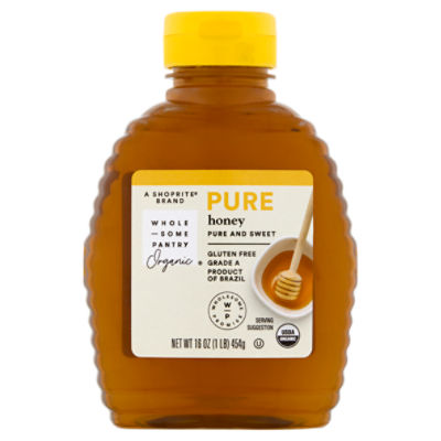 Wholesome Pantry Organic Pure Honey, 16 oz