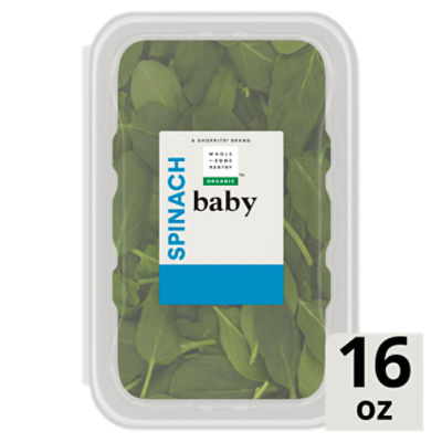 Wholesome Pantry Organic Baby Spinach, 16 oz, 16 Ounce