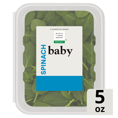 Wholesome Pantry Organic Baby Spinach, 5 oz, 5 Ounce