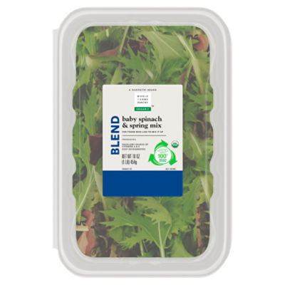 Wholesome Pantry Organic Blend Baby Spinach & Spring Mix, 1 lb