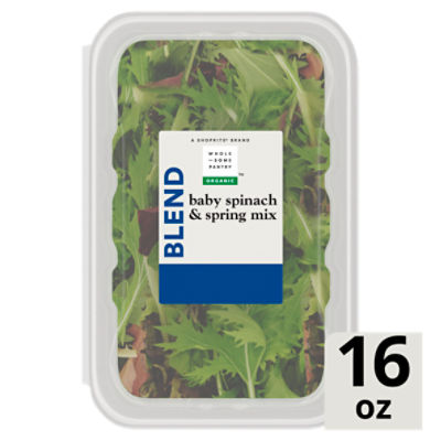 Organic Baby Spinach & Spring Mix Blend