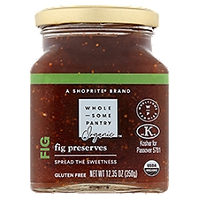 Wholesome Pantry Organic Fig Preserves, 12.35 oz, 12.35 Ounce