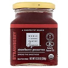 Wholesome Pantry Organic Strawberry Preserves, 12.35 oz