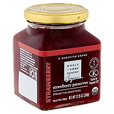 Wholesome Pantry Organic Strawberry, Preserves, 12.35 Ounce