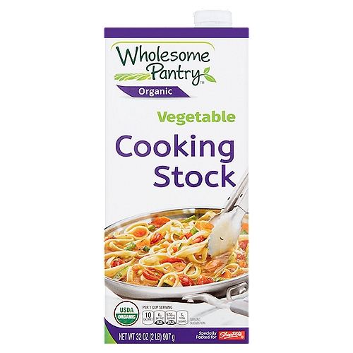 Wholesome Pantry Organic Vegetable Cooking Stock, 32 oz