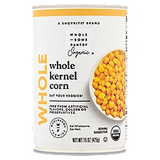 Wholesome Pantry Organic Kernel Corn, Whole, 15 Ounce