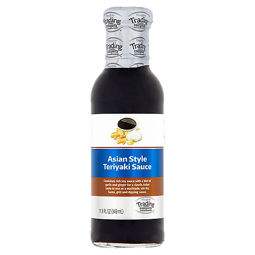 Combine rich soy sauce with a hint of garlic and ginger for a classic Asian taste to use as a marinade, stir fry, baste, grill and dipping sauce.
