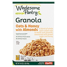 Wholesome Pantry Granola - Oats & Honey with Almonds, 16 Ounce