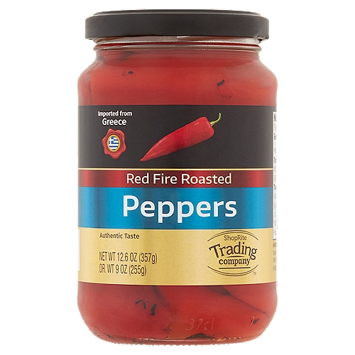 ShopRite Trading Company Red Fire Roasted Peppers, 12.6 oz