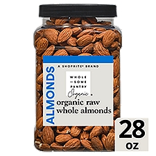 Wholesome Pantry Organic Raw Almonds, 28 oz