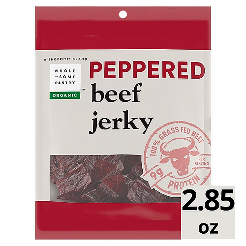 Wholesome Pantry Organic Peppered Beef Jerky, 2.85 oz