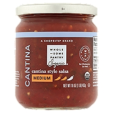 Wholesome Pantry Organic Medium Cantina Style Salsa, 16 oz