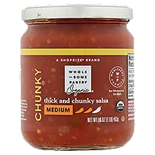 Wholesome Pantry Organic Medium Thick and Chunky, Salsa, 16 Ounce