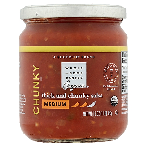 Wholesome Pantry Organic Medium Thick and Chunky Salsa, 16 oz