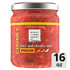 Wholesome Pantry Organic Medium Thick and Chunky Salsa, 16 oz, 16 Ounce