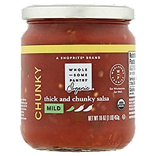 Wholesome Pantry Organic Mild Salsa - Thick & Chunky, 16 Ounce