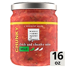 Wholesome Pantry Organic Mild Thick and Chunky Salsa, 16 oz, 16 Ounce